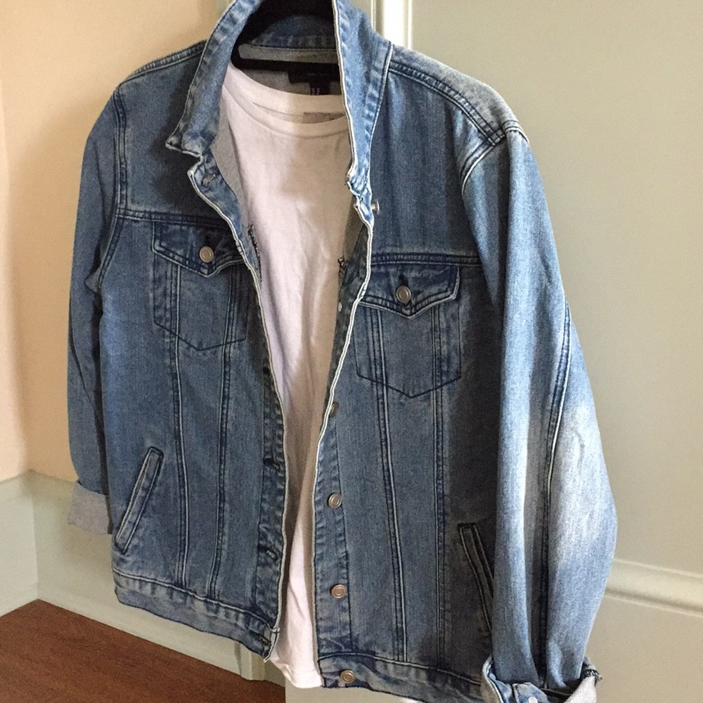 Denim Jacket with New York embroidery